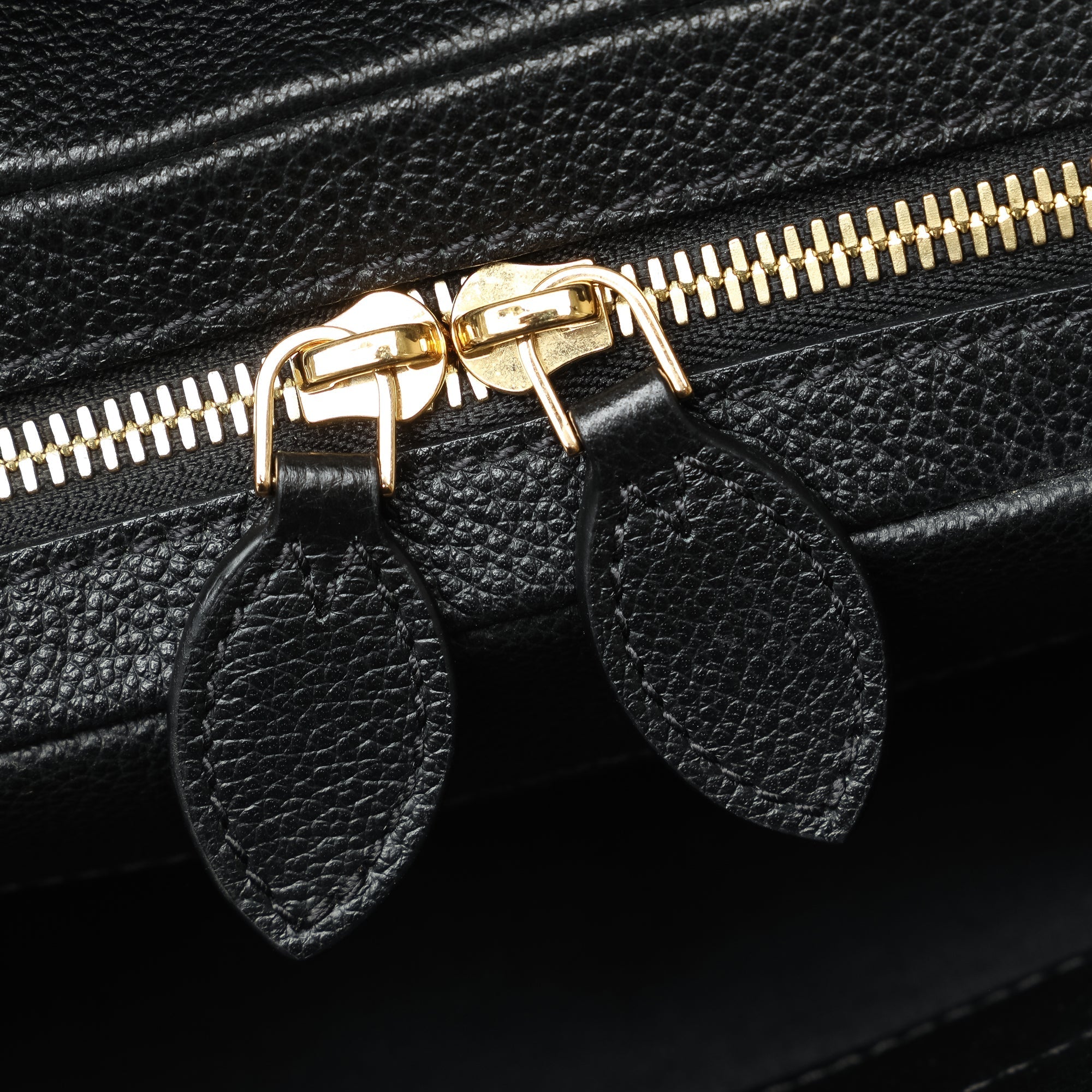 Black Louis Vuitton Monogram Empreinte Vosges MM Satchel