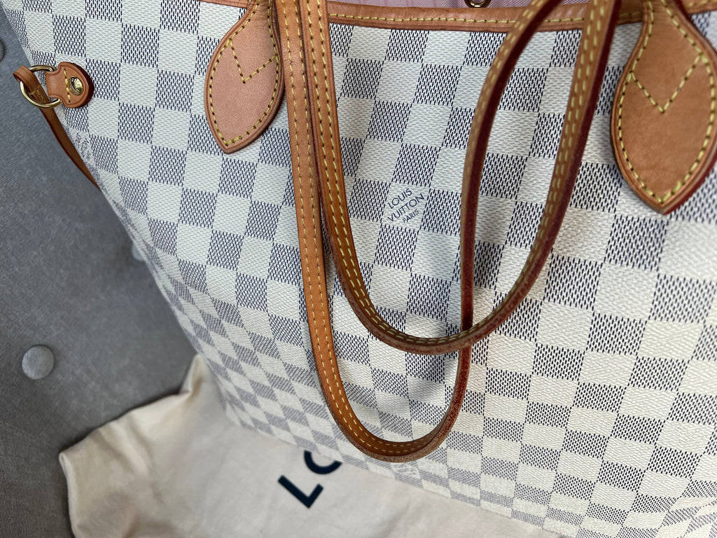 Louis Vuitton Neverfull MM  Damier Azur (RRP £1,410)