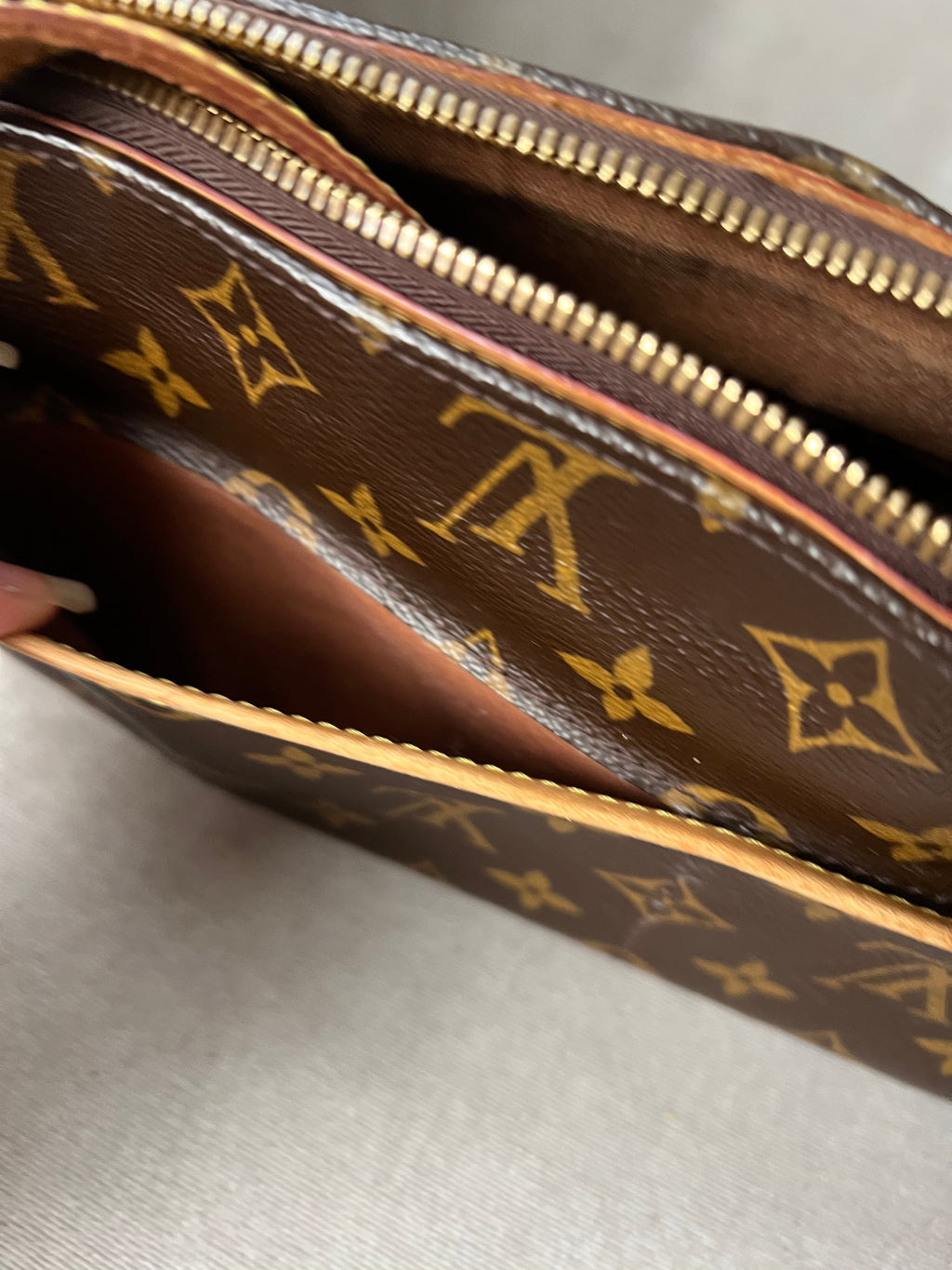 Louis Vuitton Popincourt with long strap in Monogram