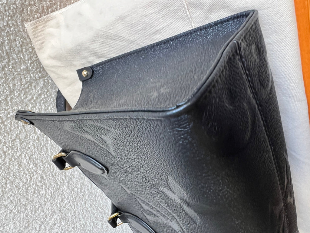 Louis Vuitton On the Go Black PM Empreinte (RRP £2,420)