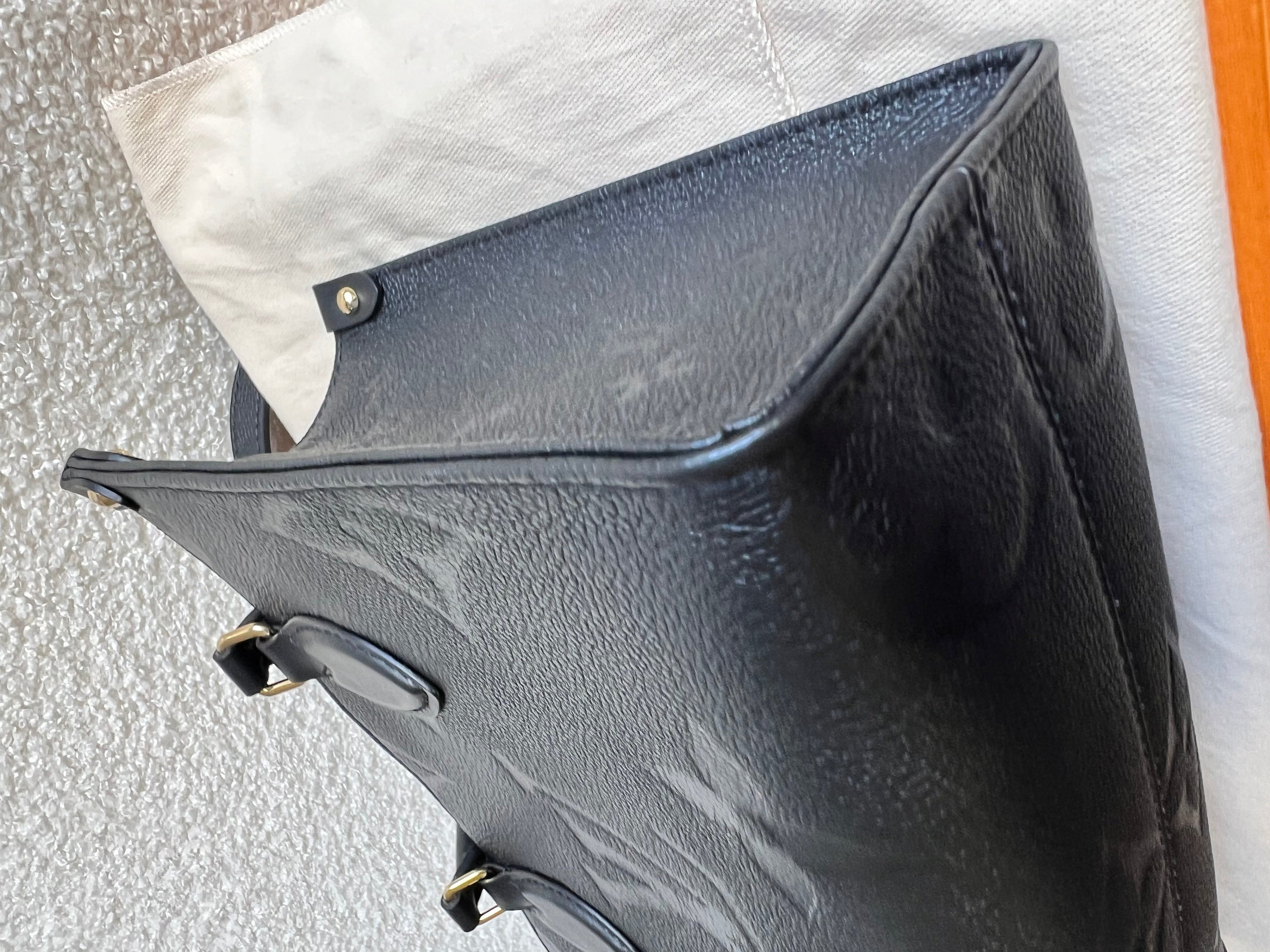 Louis Vuitton On the Go Black PM Empreinte (RRP £2,420)