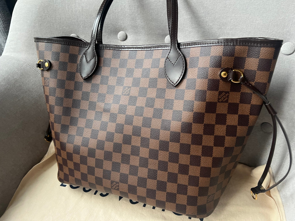 Louis Vuitton Neverfull MM Damier Ebene Cherry Interior (RRP £1,410)