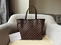 Louis Vuitton Neverfull MM Damier Ebene Rose Ballerine (RRP £1,410)