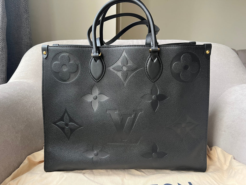 Louis Vuitton On the Go GM Black Empreinte (RRP £2,570)