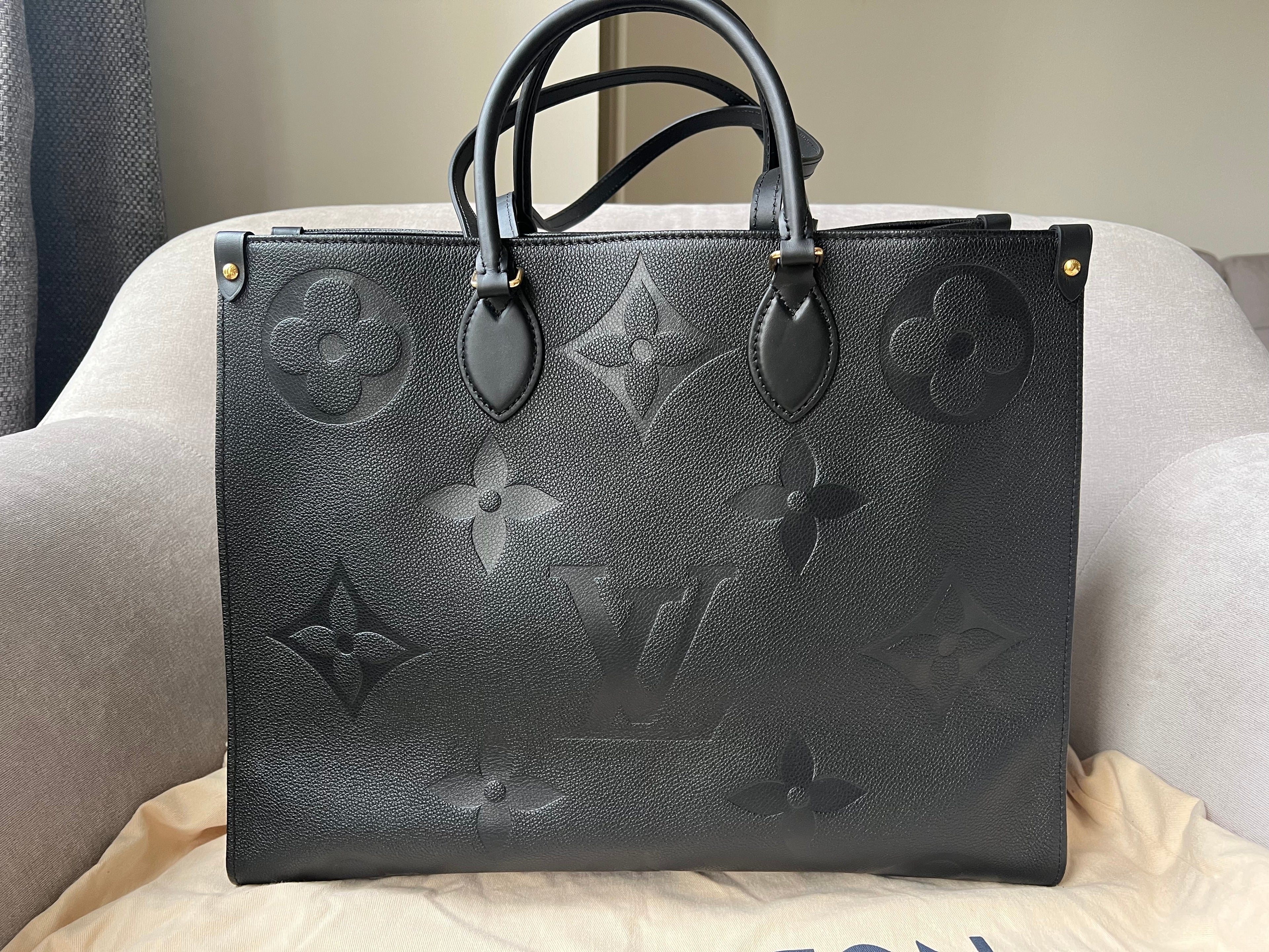 Louis Vuitton On the Go GM Black Empreinte (RRP £2,570)