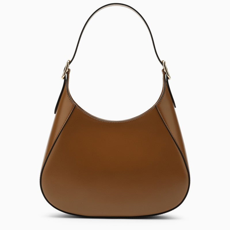 Prada Cleo Brown Leather Shoulder Bag Women