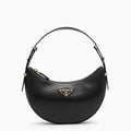 Prada Black Leather Prada ArquÃƒÆ’Ã‚Â© Bag Women