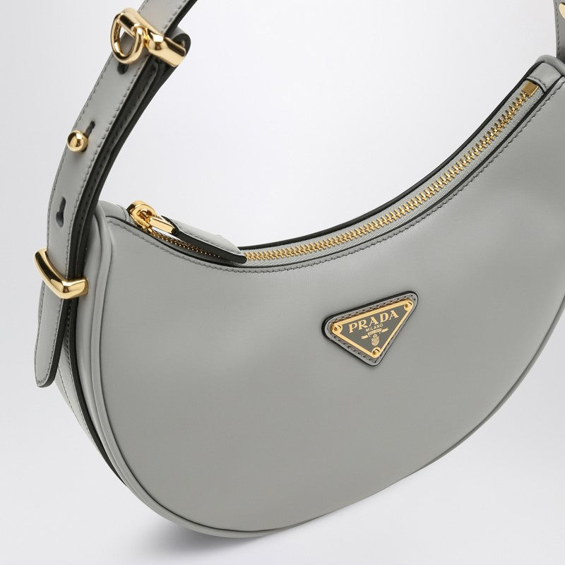 Prada Light Grey Leather Prada ArquÃƒÆ’Ã‚Â© Bag Women