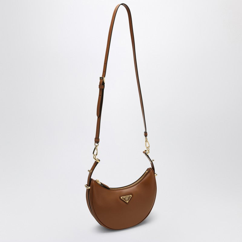 Prada Brown Leather Prada ArquÃƒÆ’Ã‚Â© Bag Women