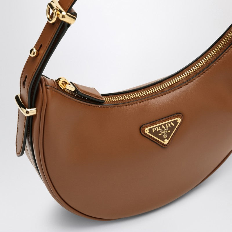 Prada Brown Leather Prada ArquÃƒÆ’Ã‚Â© Bag Women