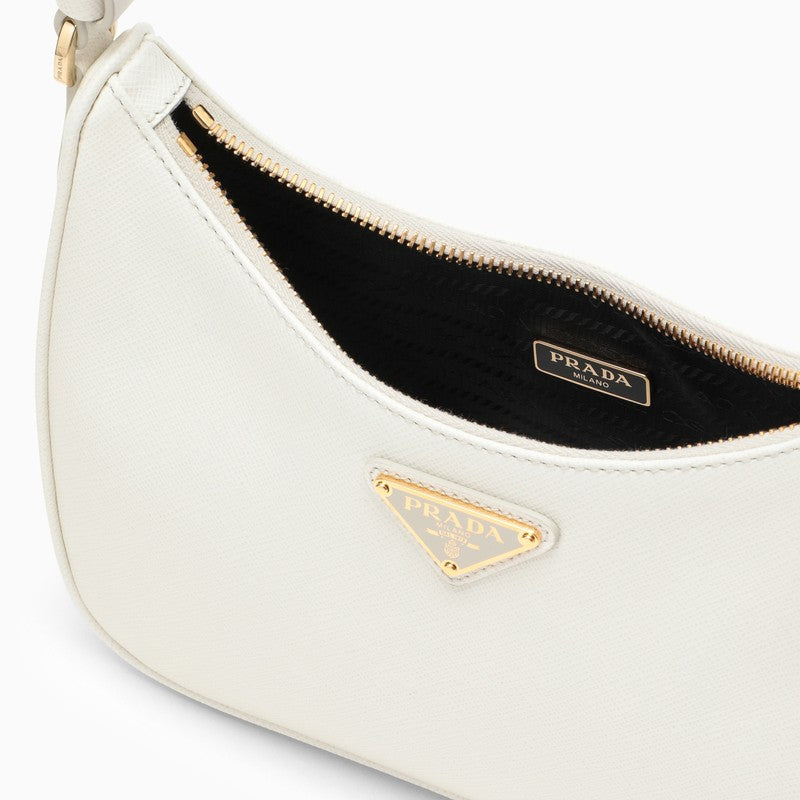 Prada Re-Edition White Mini Bag In Saffiano Women