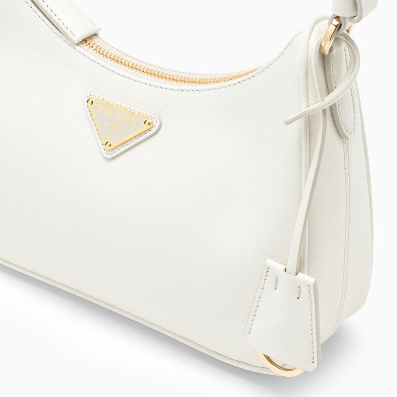 Prada Re-Edition White Mini Bag In Saffiano Women