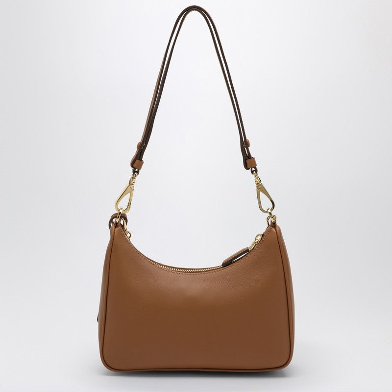 Prada Caramel-Coloured Leather Re-Edition Mini Bag Women