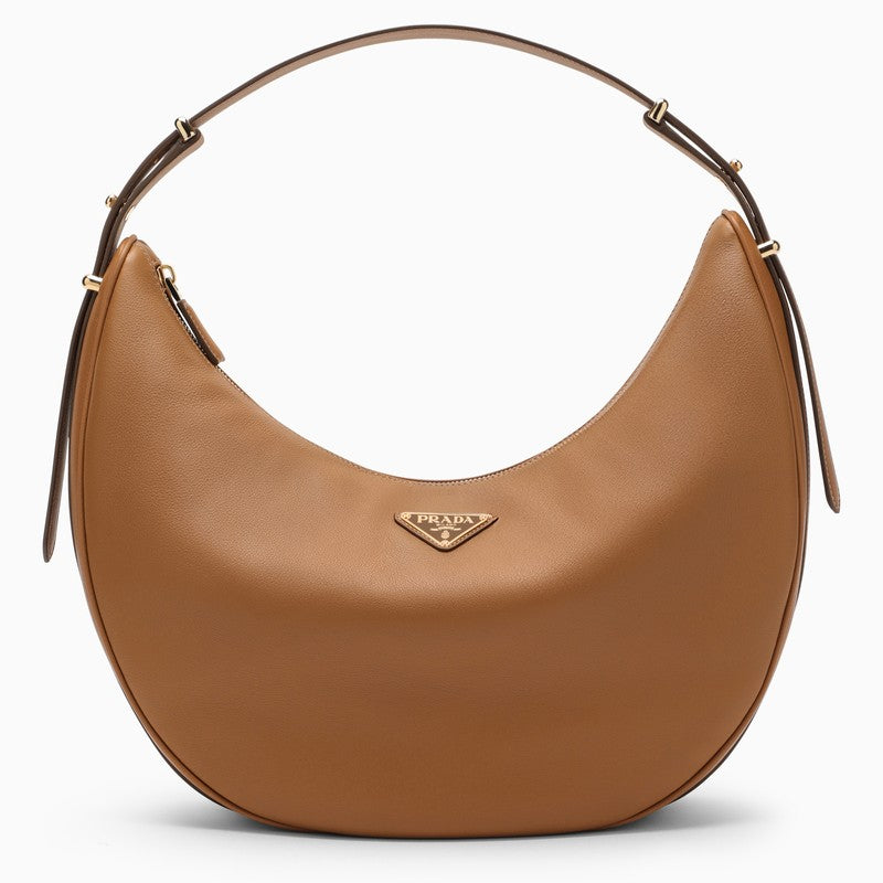 Prada Prada ArquÃƒÆ’Ã‚Â© Caramel Large Leather Shoulder Bag Women