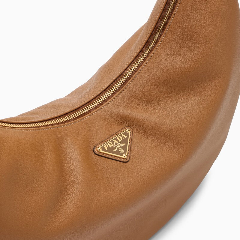 Prada Prada ArquÃƒÆ’Ã‚Â© Caramel Large Leather Shoulder Bag Women