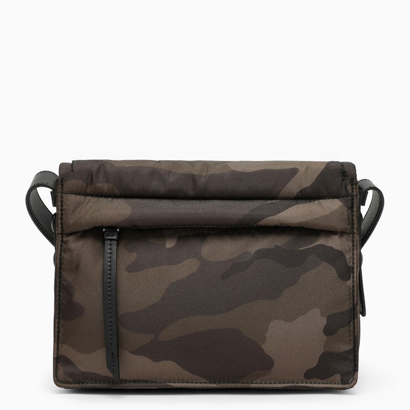 Prada Small Camouflage Shoulder Bag In Padded Re-Nylon Women