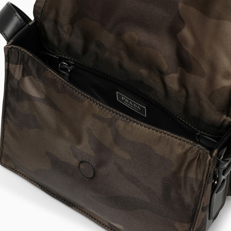 Prada Small Camouflage Shoulder Bag In Padded Re-Nylon Women
