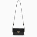 Prada Black Patent Leather Shoulder Bag Women
