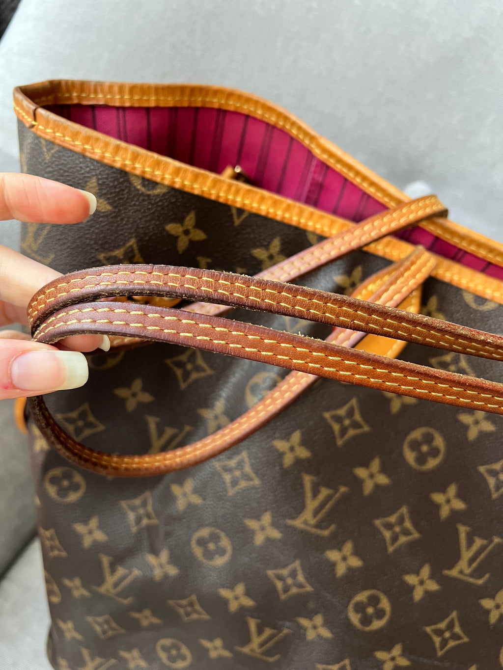 Louis Vuitton Neverfull GM Monogram Pivoine Interior (RRP £1,460)