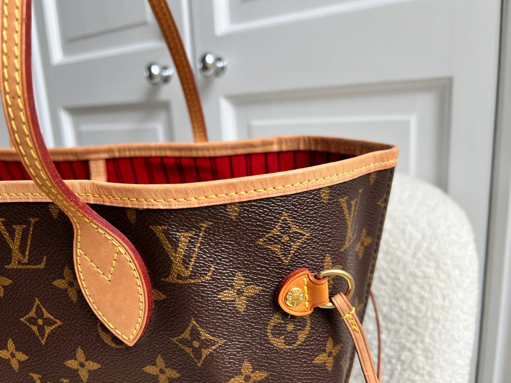 Louis Vuitton Neverfull MM Monogram Red (RRP £1,410)