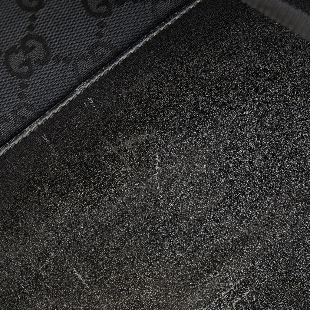 Black Gucci GG Canvas Tote Bag