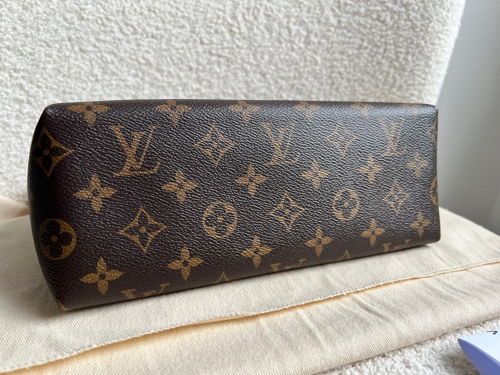 Louis Vuitton Red and Monogram Pallas Trousse Cosmetic Pouch
