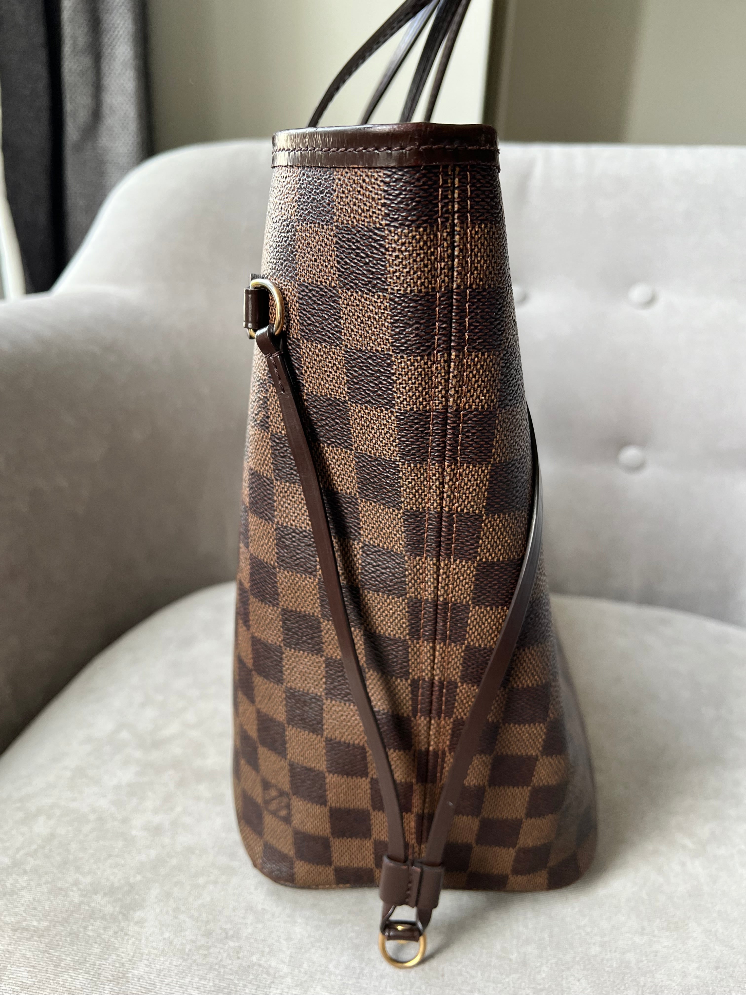 Louis Vuitton Neverfull MM Damier Ebene Cherry Interior (RRP £1,410)