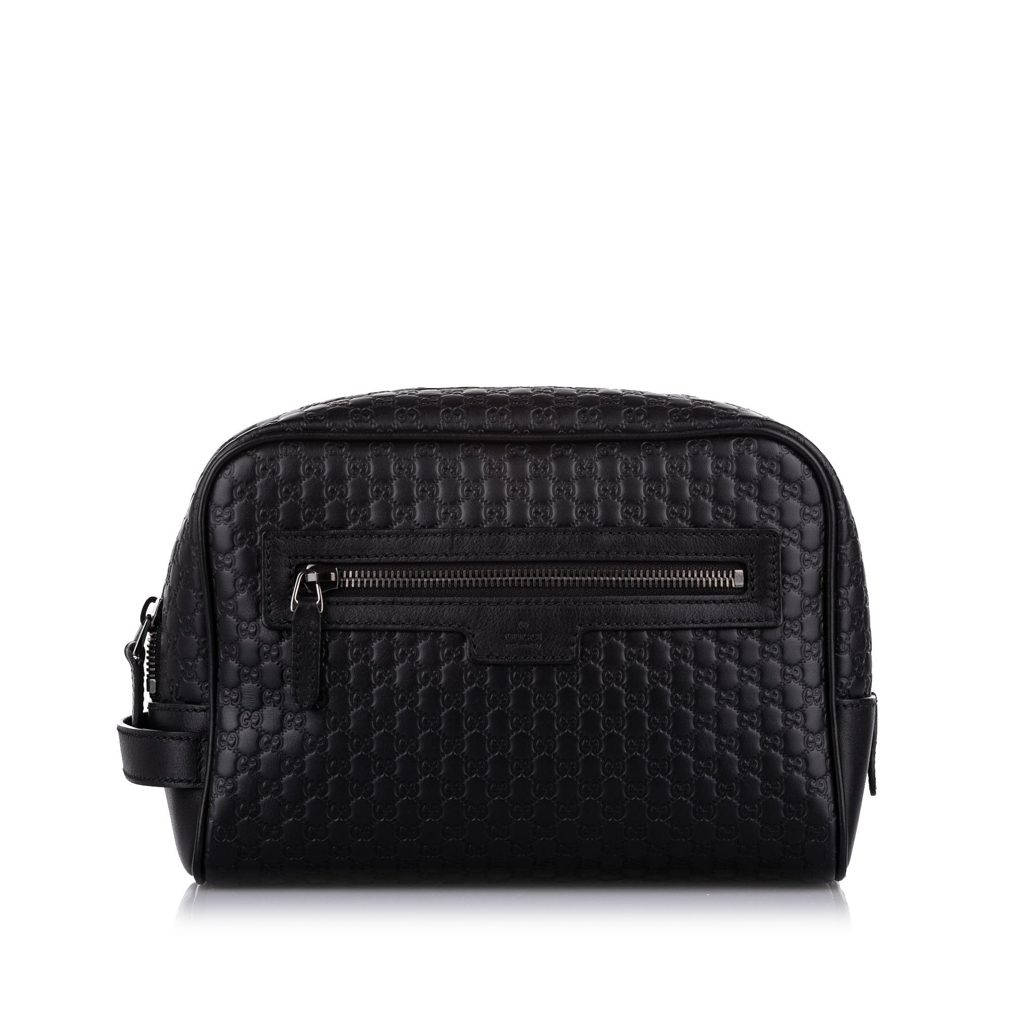 Gucci Black Microguccissima Clutch