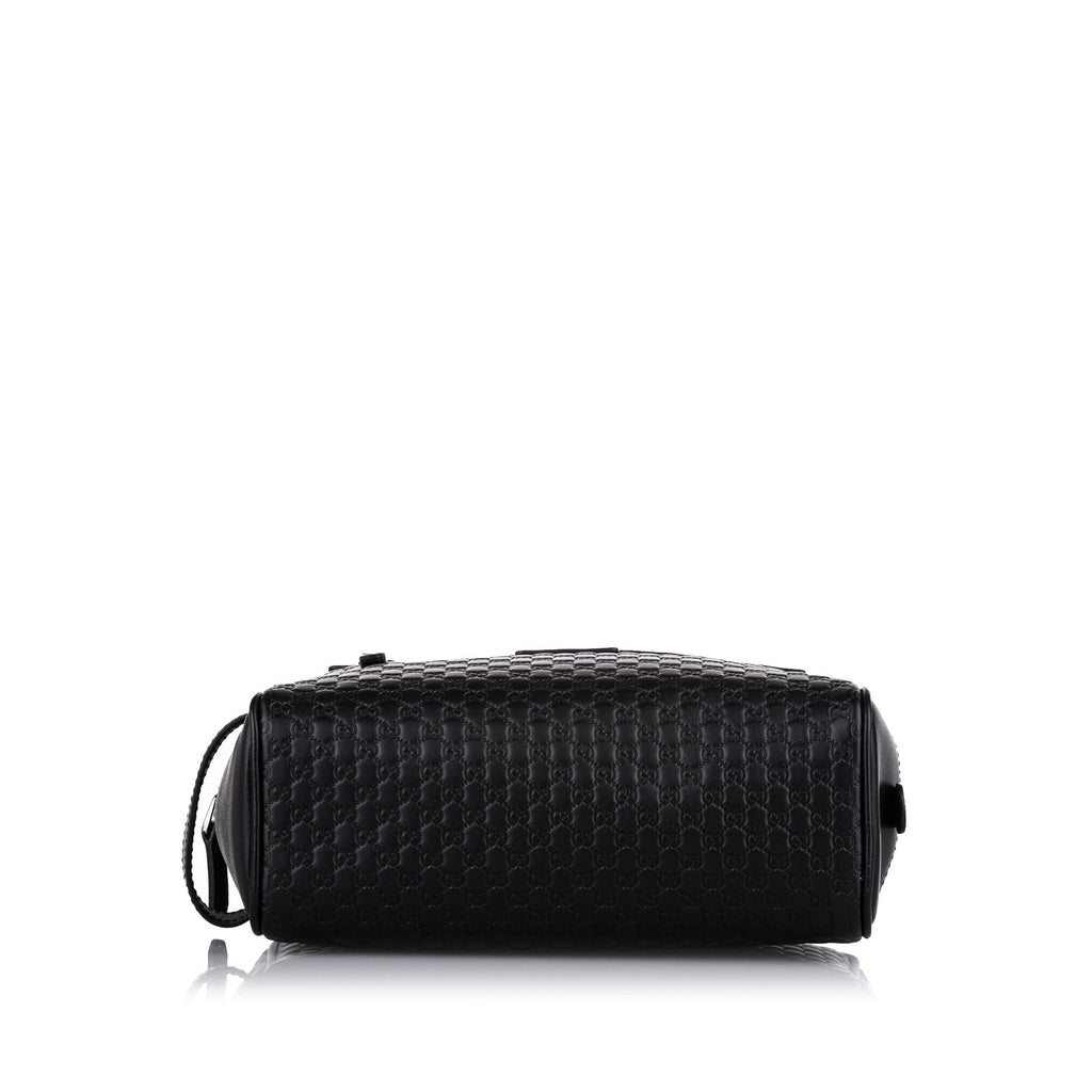 Gucci Black Microguccissima Clutch