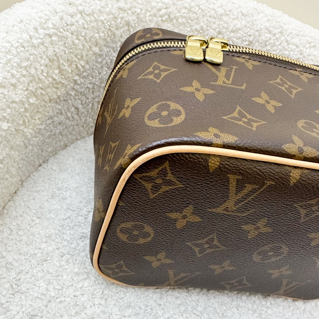 LV Nice Mini Toiletry Pouch in Monogram Canvas GHW