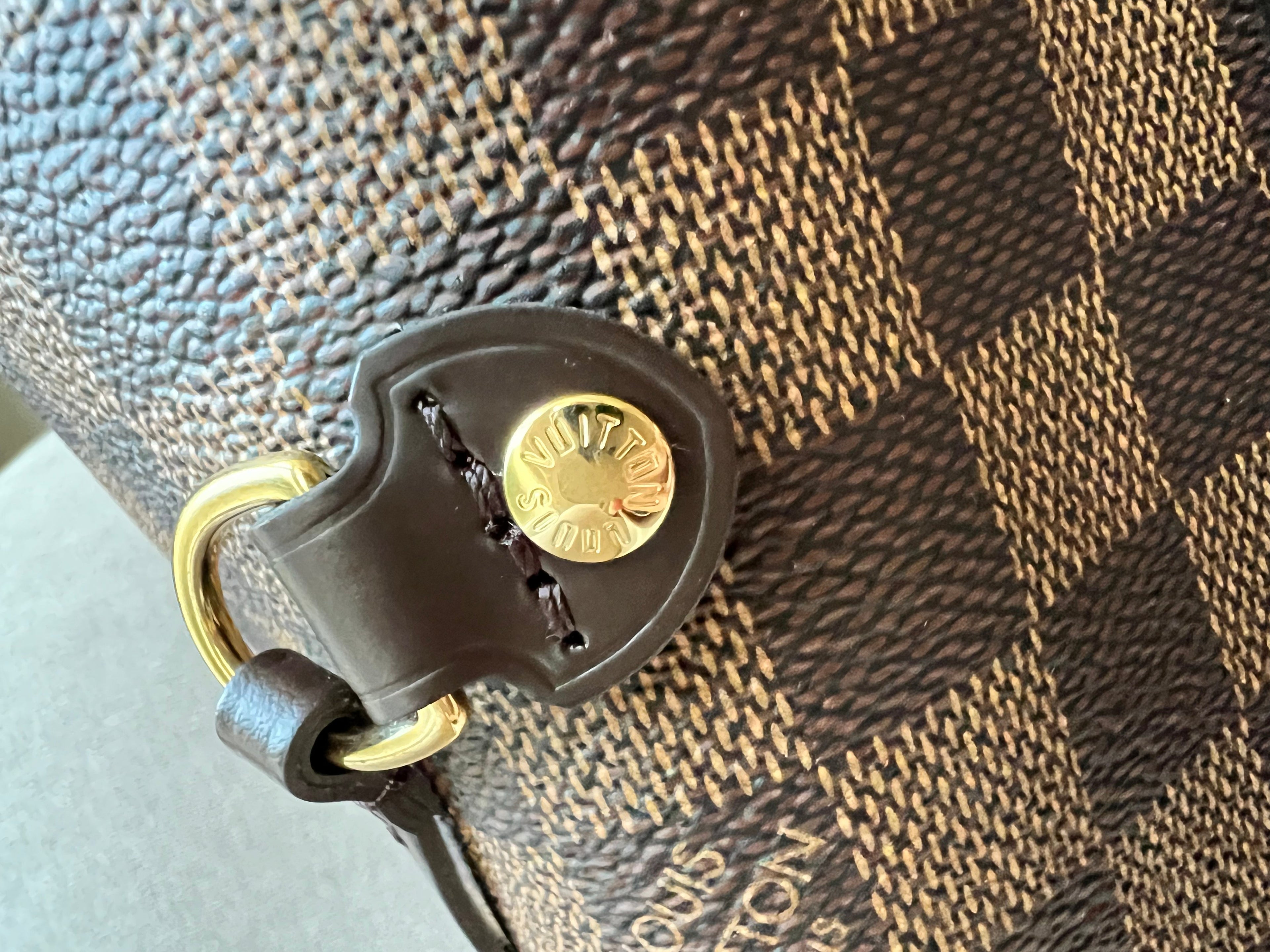 Louis Vuitton Neverfull MM Damier Ebene Rose Ballerine (RRP £1,410)