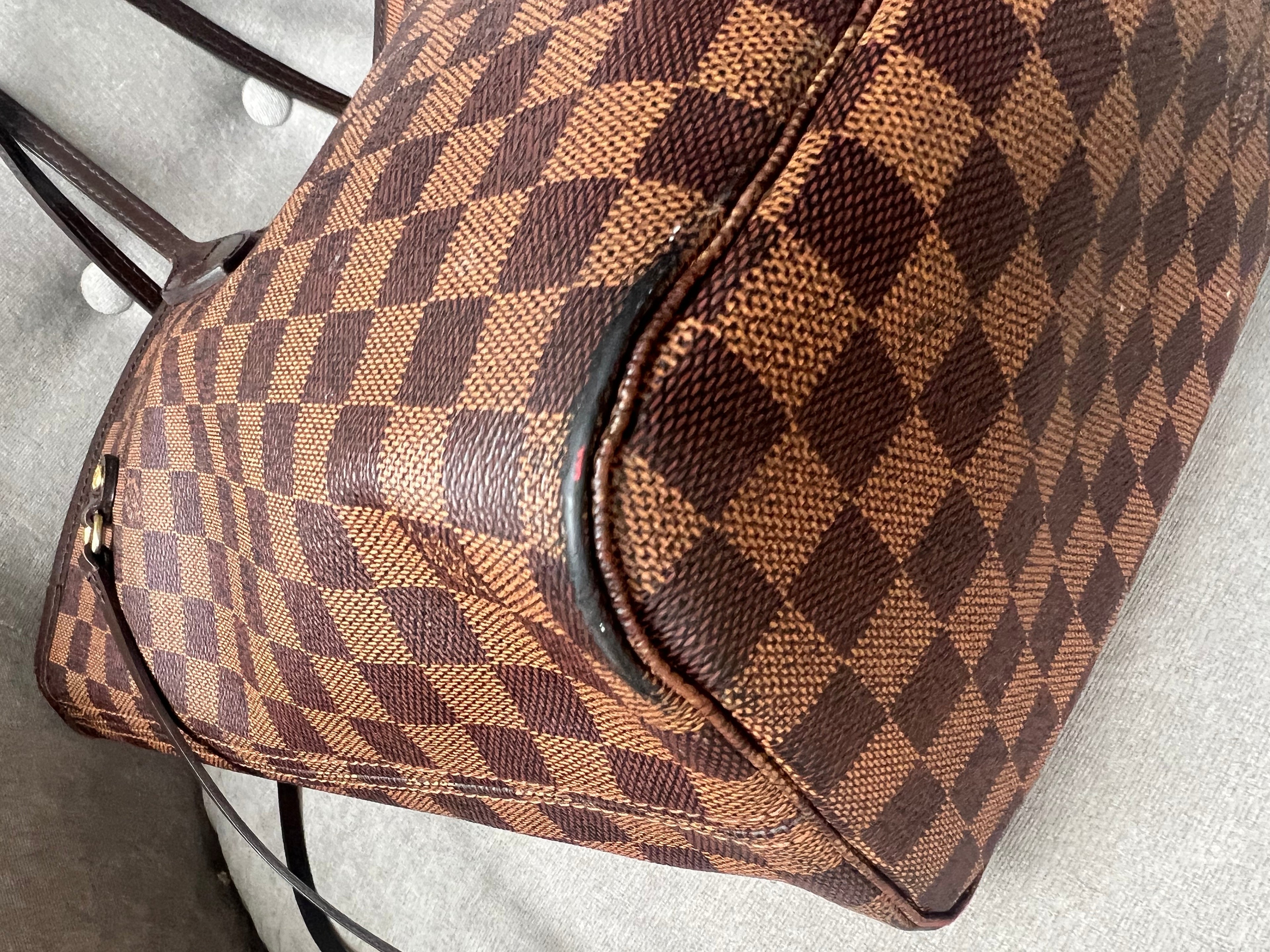 Louis Vuitton Neverfull MM Damier Ebene Cherry Interior (RRP £1,410)