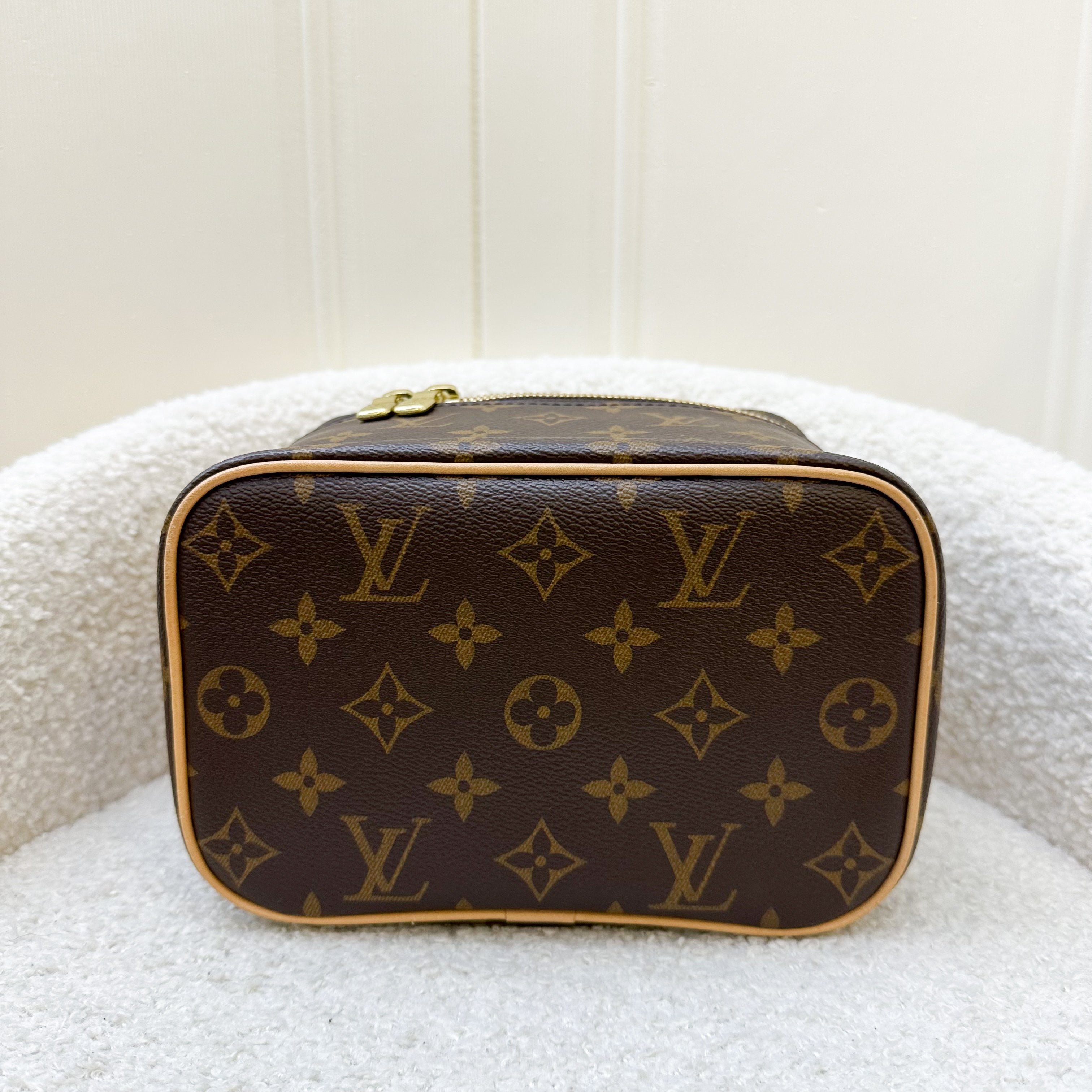 LV Nice Mini Toiletry Pouch in Monogram Canvas GHW