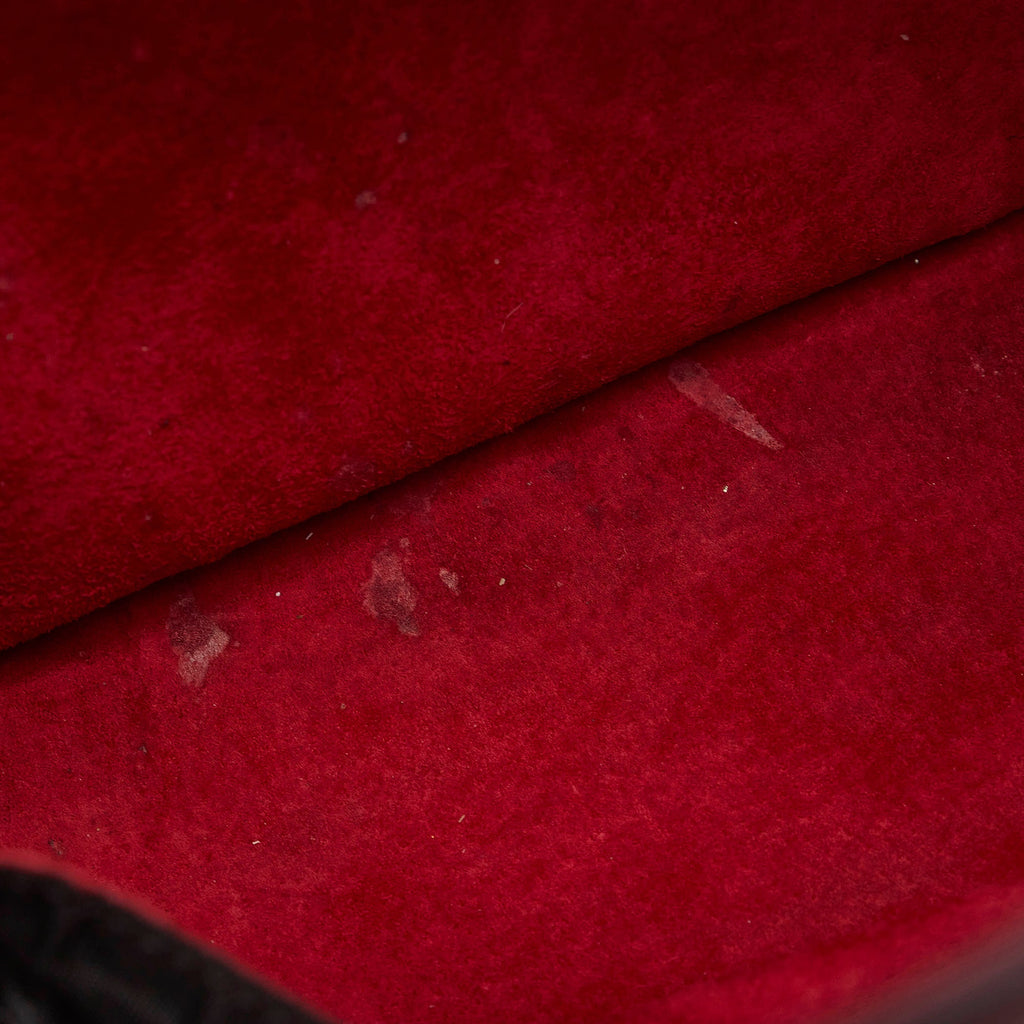 Red Gucci Guccissima Mayfair Tote Bag