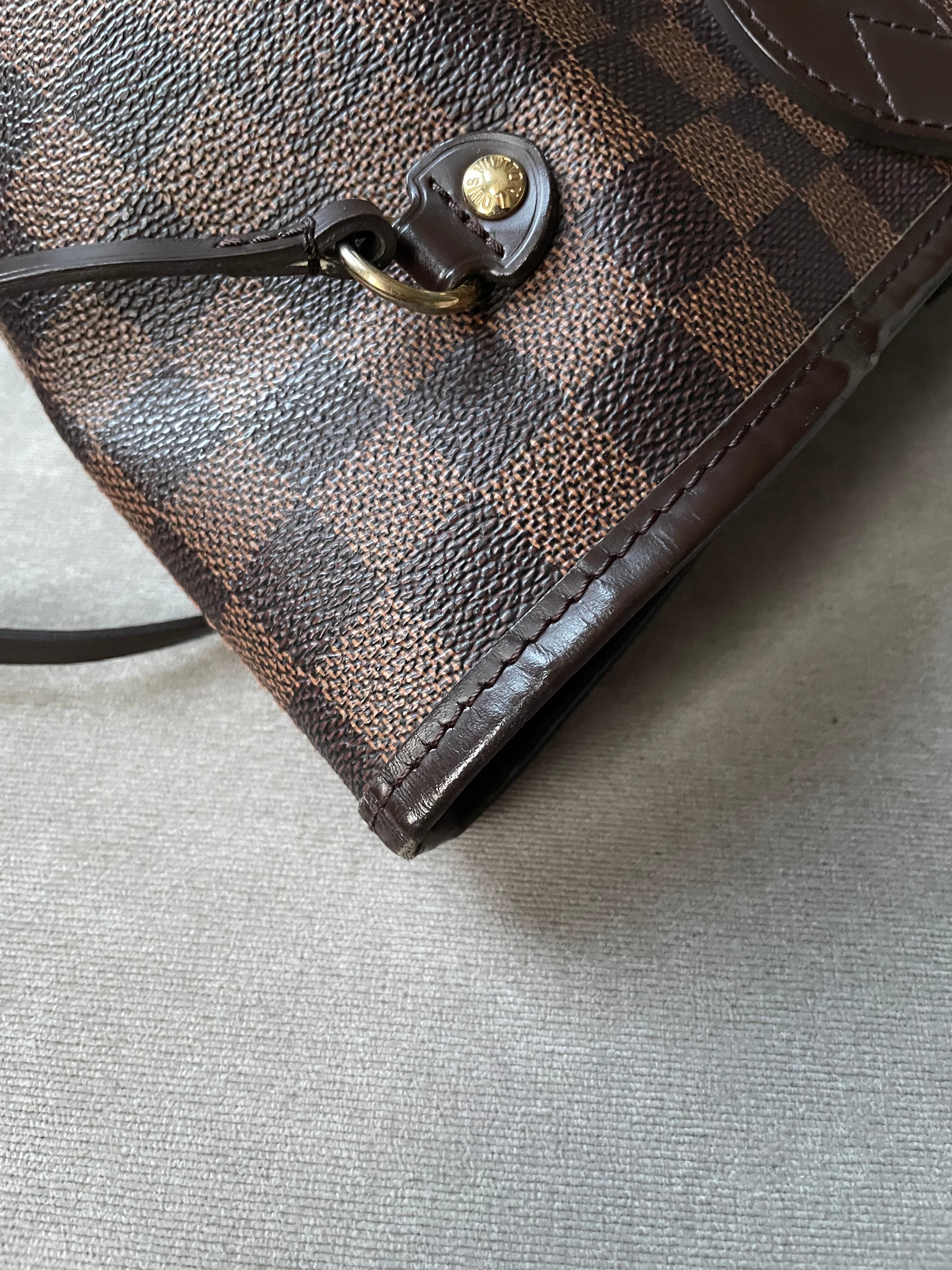 Louis Vuitton Neverfull MM Damier Ebene Cherry Interior (RRP £1,410)