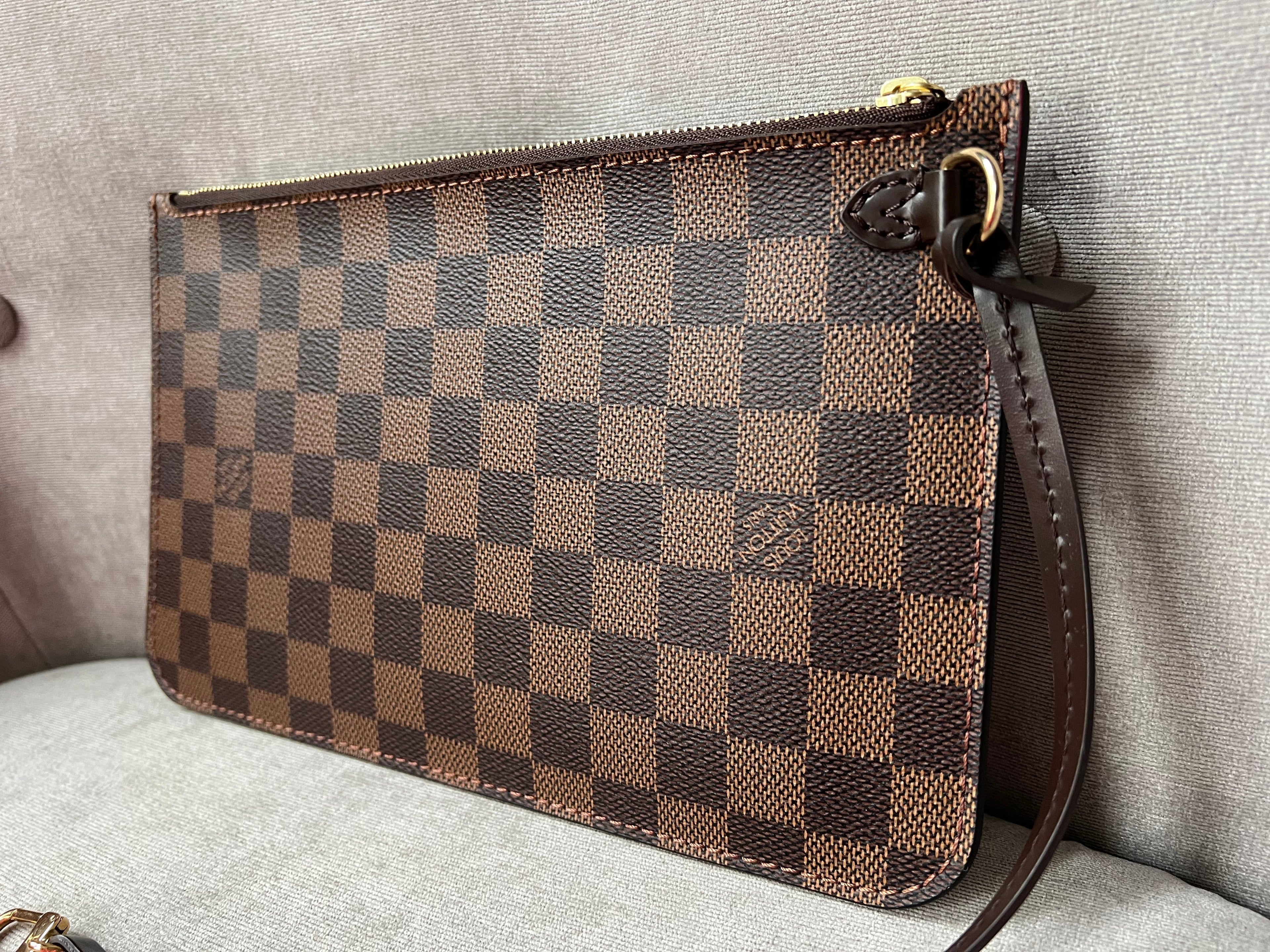 Louis Vuitton Pouch (from Neverfull) in Damier Ebene