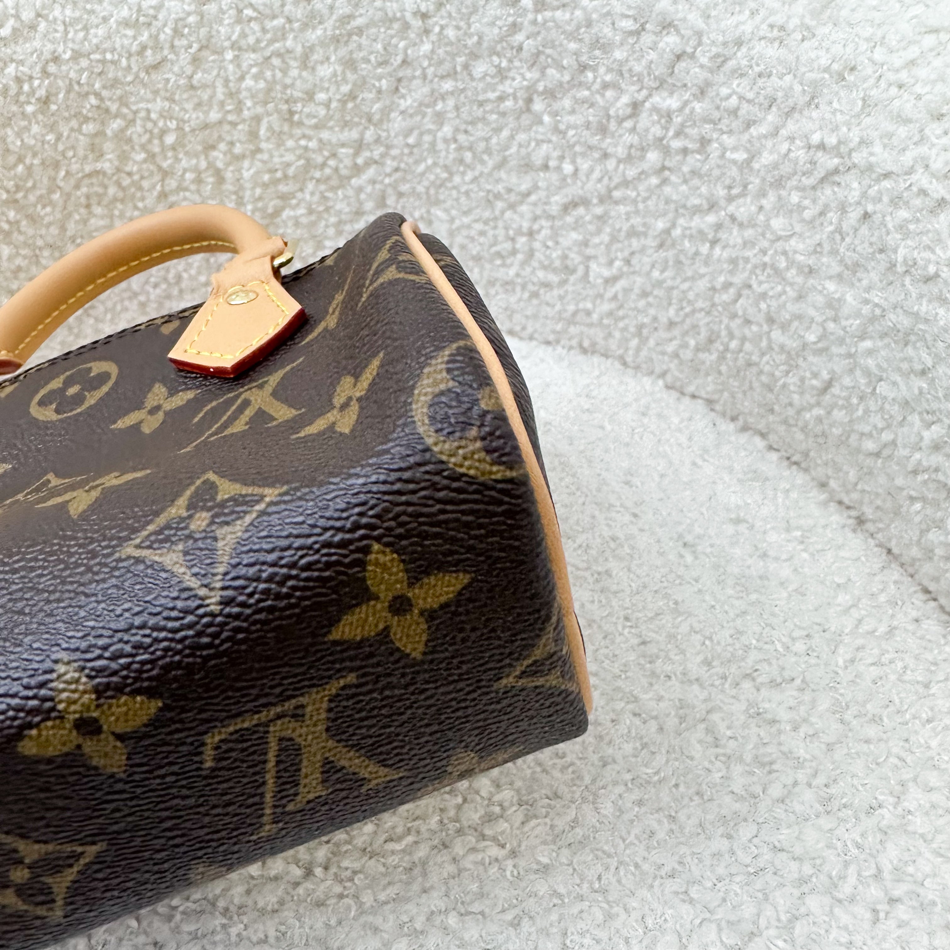 LV Christmas 2023 Vivienne Nano Speedy in Monogram Canvas and GHW