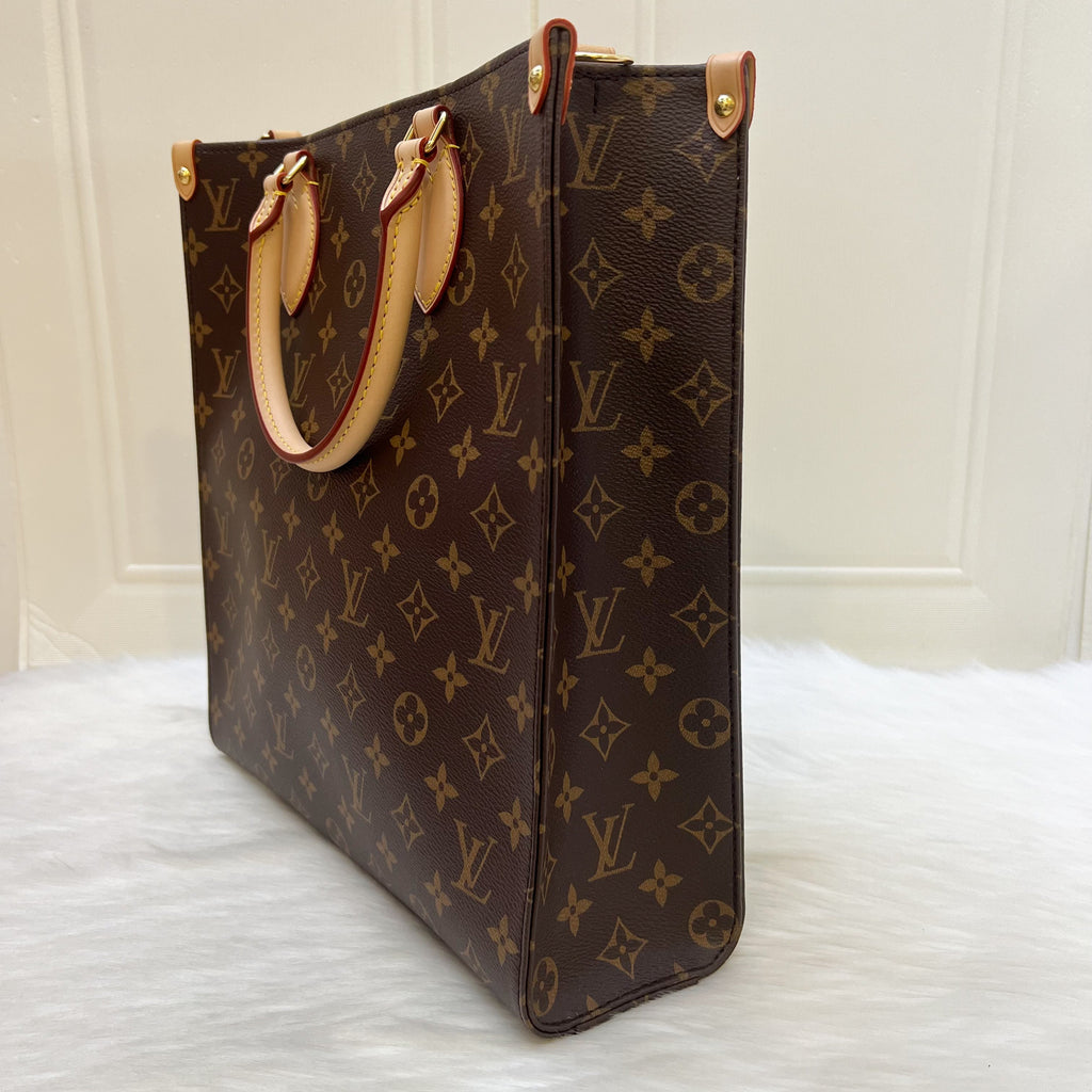 LV Sac Plat PM Monogram Canvas and GHW