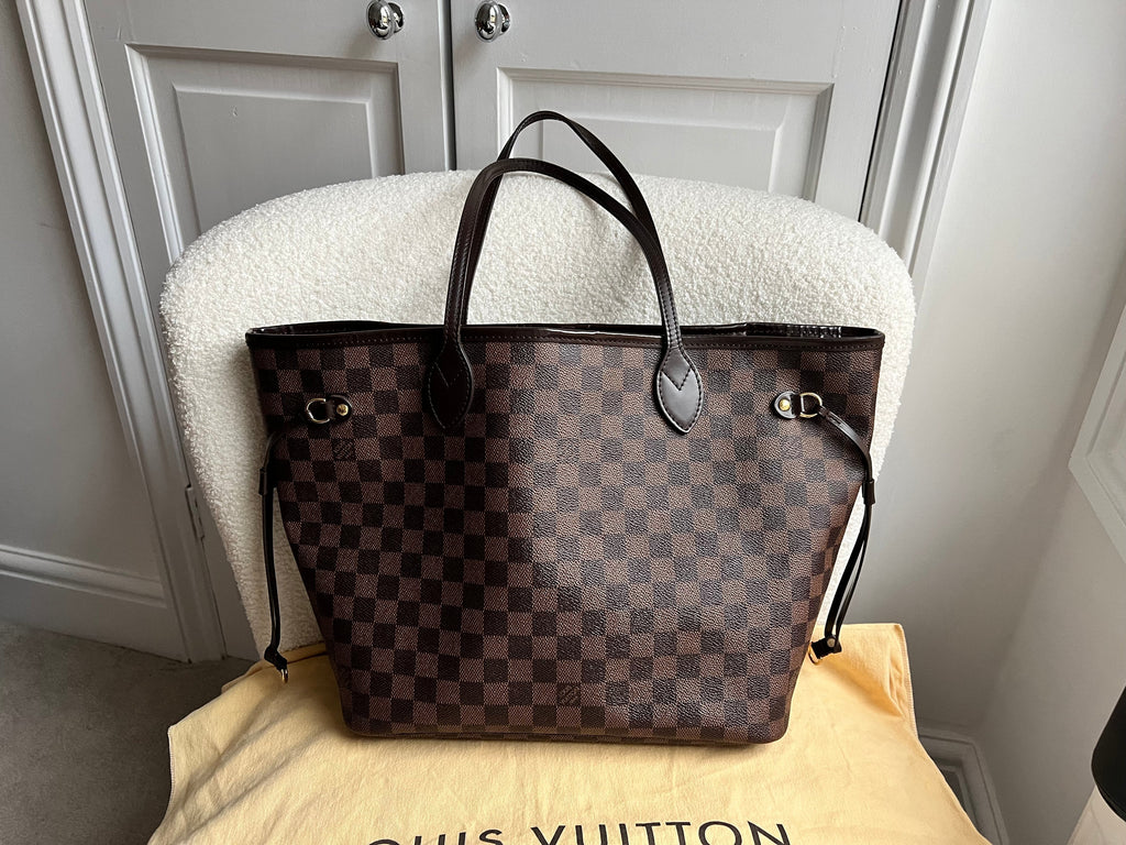 Louis Vuitton Neverfull MM Damier Ebene Cherry Interior (RRP £1,410)