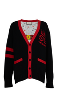 GUCCI Never Marry A Mitford Chunky Knit Cardigan Black