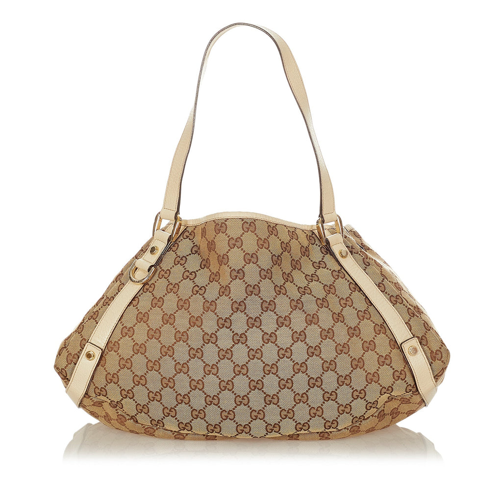 Brown Gucci GG Canvas Pelham Tote Bag