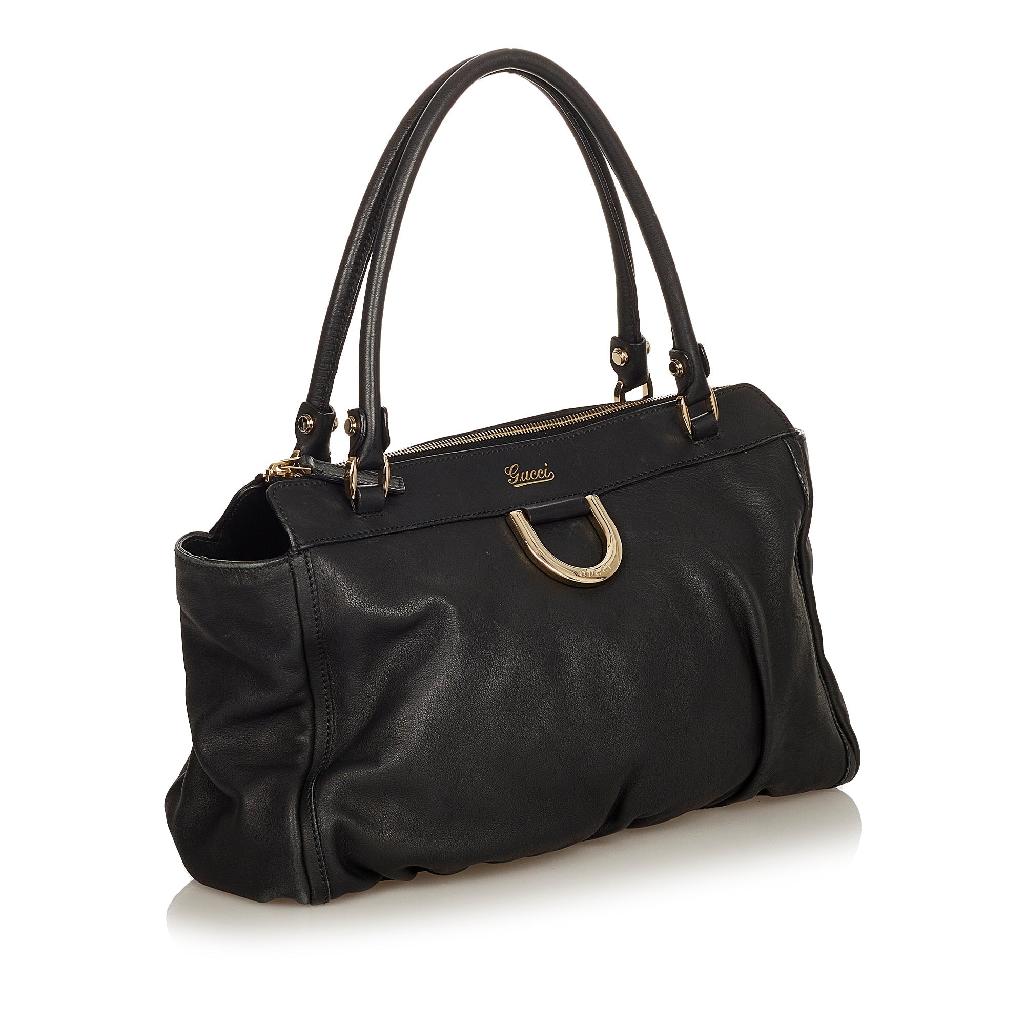 Gucci Abbey D-Ring Tote Bag Black