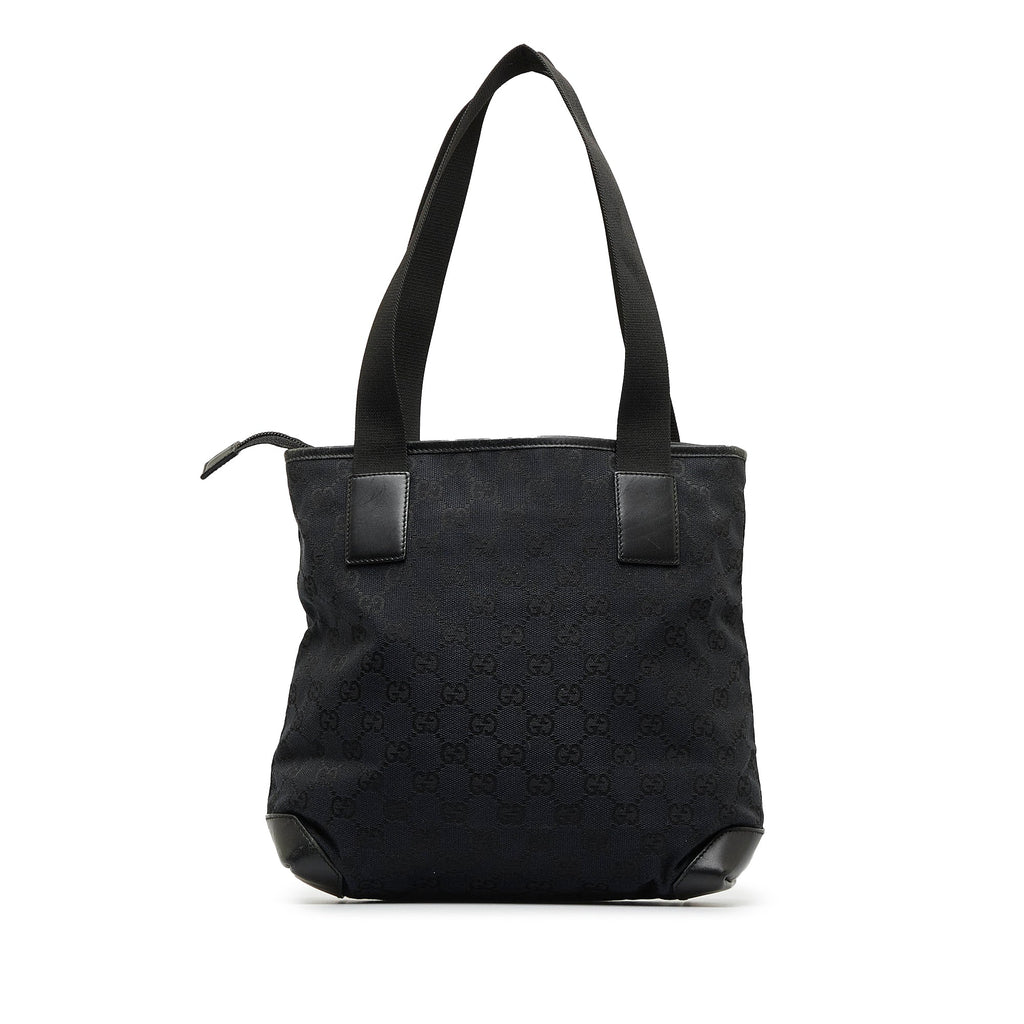 Black Gucci GG Canvas Tote Bag