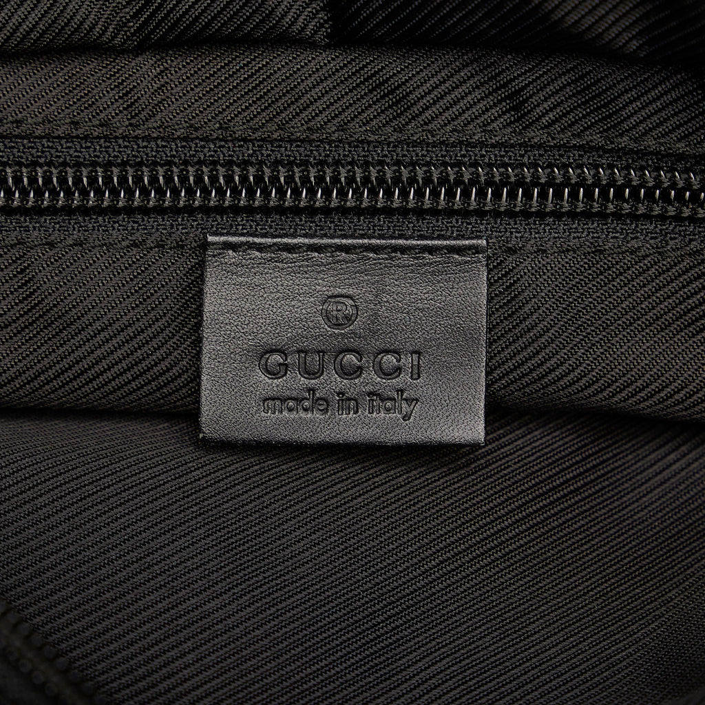 Black Gucci GG Canvas Tote Bag