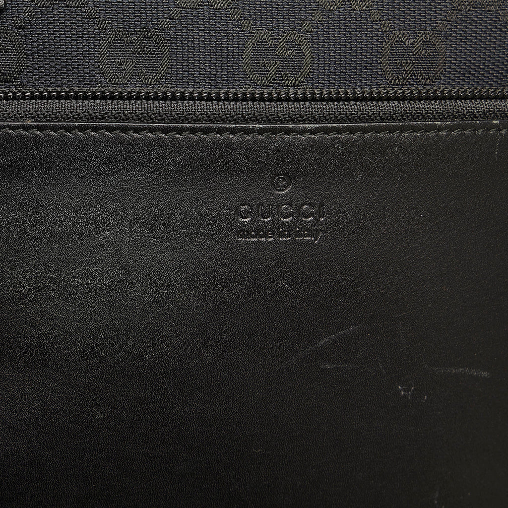 Black Gucci GG Canvas Tote Bag