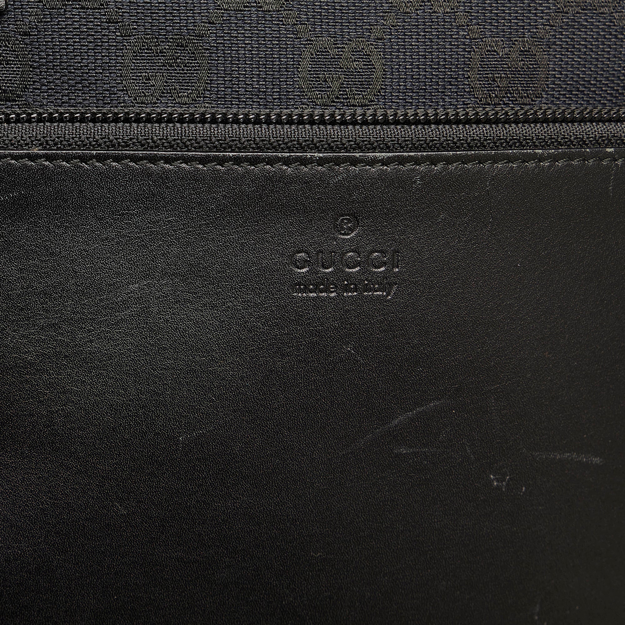 Black Gucci GG Canvas Tote Bag
