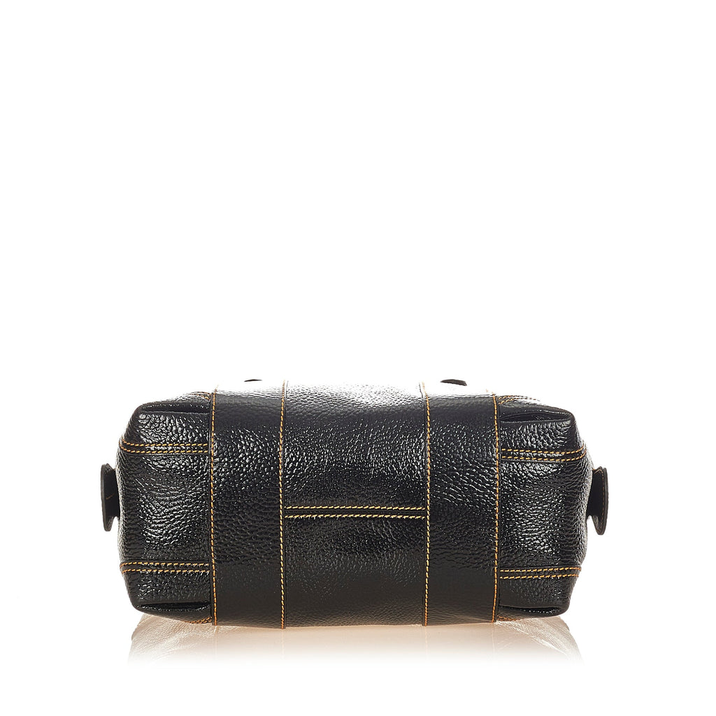 Fendi Shoulder Bag Black Patent