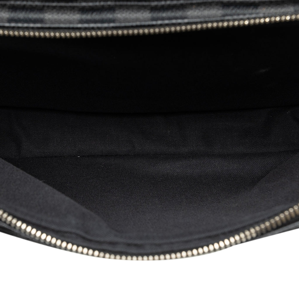 Black Louis Vuitton Damier Graphite Sac Leoh