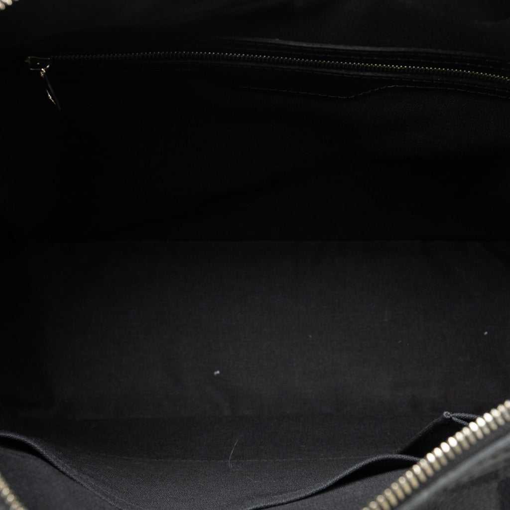 Black Louis Vuitton Damier Graphite Sac Leoh