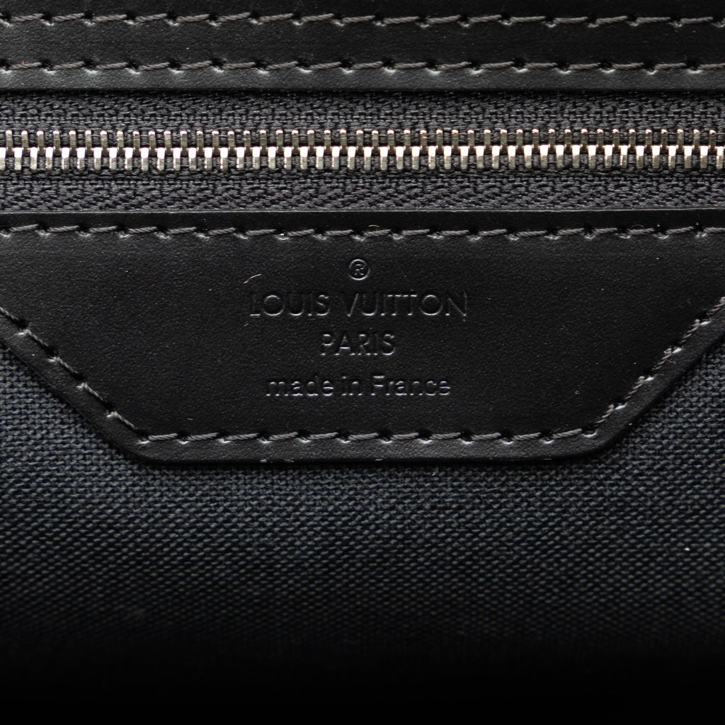 Black Louis Vuitton Damier Graphite Sac Leoh
